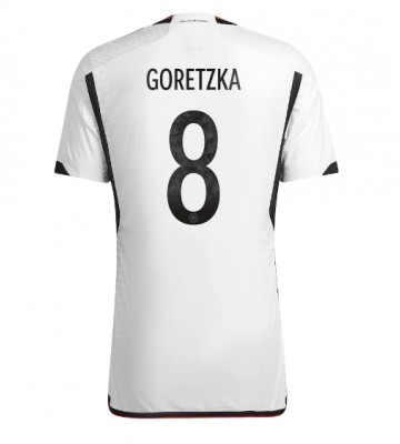 Germany Leon Goretzka #8 Replica Home Stadium Shirt World Cup 2022 Short Sleeve